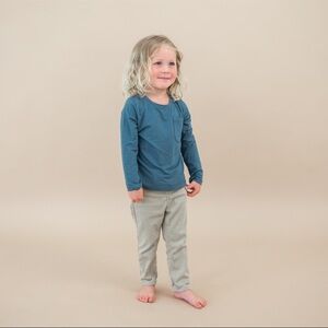 Kyte BABY Long Sleeve Toddler Crewneck in Atlantic